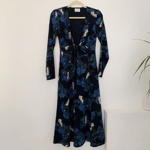 Aritzia Floral Midi Dress